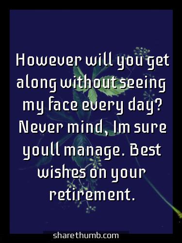 best things to say to someone retiring